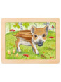Puzzle forest animals - set of 5 Puzzle forest animals - set of 5