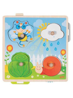 Background puzzle In the garden