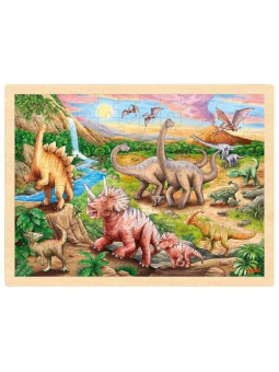 Puzzle dinosaur track
