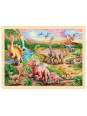 Puzzle dinosaur track