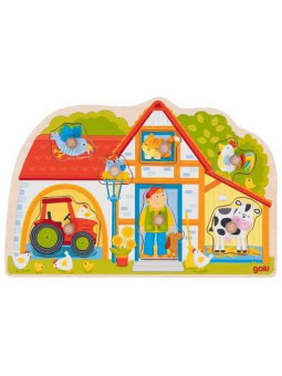 Lift-out puzzle, my farmhouse