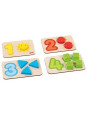 Puzzle, learn-to-count and match