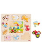 Puzzle farm animals