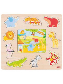 Puzzle zoo animals