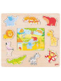Puzzle zoo animals