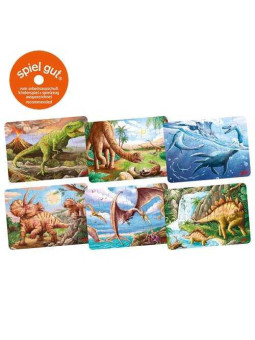 Mini-puzzle dinosaur - set of 36