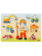 Lift-out puzzle construction worker Lift-out puzzle construction worker