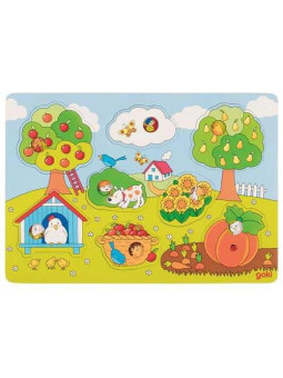 Background puzzle In the garden