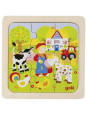 Puzzle farm, sealife,... - set of 8