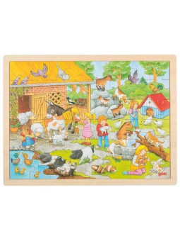 Puzzle, petting zoo