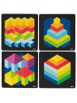 Powerdisplay, 3D puzzles - set of 8 Powerdisplay, 3D puzzles - set of 8