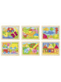 Puzzle 1000 colours - set of 6