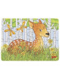 Mini-puzzle forest animals - set of 36