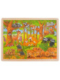 Puzzle baby animals in the forest Puzzle baby animals in the forest