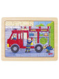 Puzzles, hard at work - set of 9