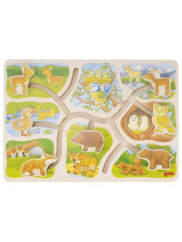 Sliding puzzle, who belongs to whom?