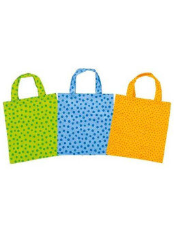 Small cotton bags - set of 9