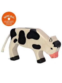 Calf, grazing, black