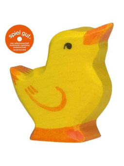 Chick, head raised