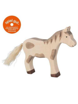 Horse, standing, dappled