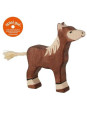Foal, standing, dark brown