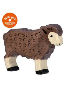 Sheep, standing, black