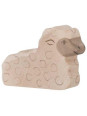 Lamb, lying