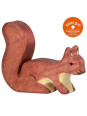 Squirrel, standing, brown