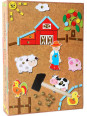 Przybijanka dla dzieci - farma small foot design - drewniana zabawka edukacyjna dla 3 latka