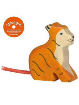 Tiger, small, sitting