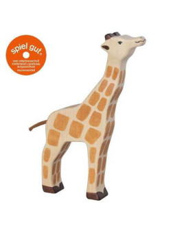 Giraffe, head raised