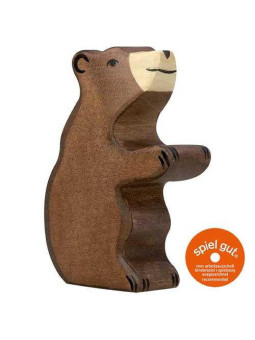 Brown bear, small, sitting