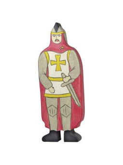 Knight with red cloak