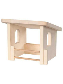 Shelter for animals, assembled