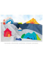 Landscape puzzle,Little polar bear Landscape puzzle,Little polar bear