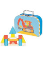 Building blocks in a suitcase Building blocks in a suitcase
