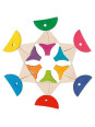 Colour and shape sorting game - 6 colourful fishes