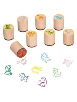 Stamps dinosaur - set of 48
