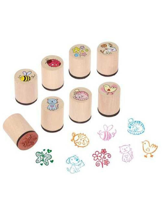 Stamps bee, dog, ... - set of 48