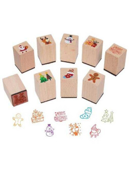 Stamps x-mas - set of 48