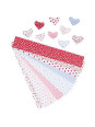 Origami craft set - folding hearts Origami craft set - folding hearts