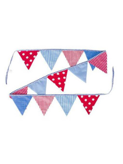 Bunting blue-red