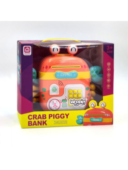 WOOPIE Elektroniczna Skarbonka Krab Plecak na Hasło Pomarańczowy