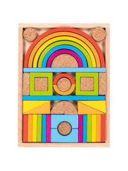 Building block box colourful