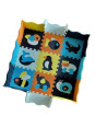 Woopie Baby Mata Piankowa Kolorowa Puzzle Kojec