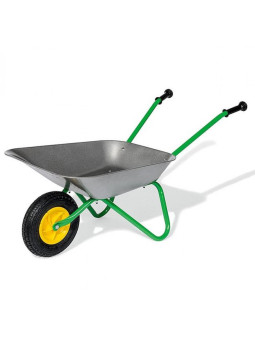 Taczka dla dzieci szara metalowa Rolly Toys