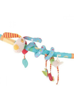 WOOPIE BABY Miękka Zawieszka Spirala do Wózka  Łóżeczka Piesek Edukacyjna