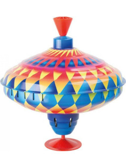 Bączek  metalowy dla dzieci - Kolorowa mozaika, bączek dla dzieci  bączek do zabawy 