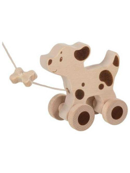 Pull-along animal dog