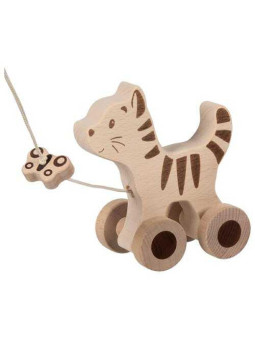 Pull-along animal, cat